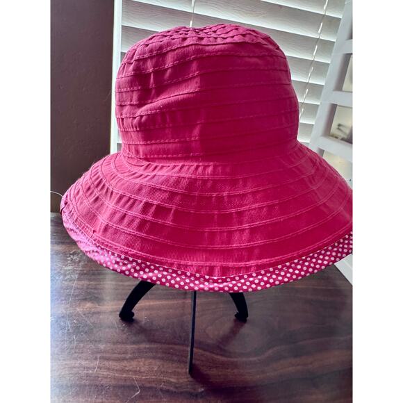 Alessandra Bacci Firenze Pink Wide Brim Sun Hat - Made in Italy - Picture 5 of 11